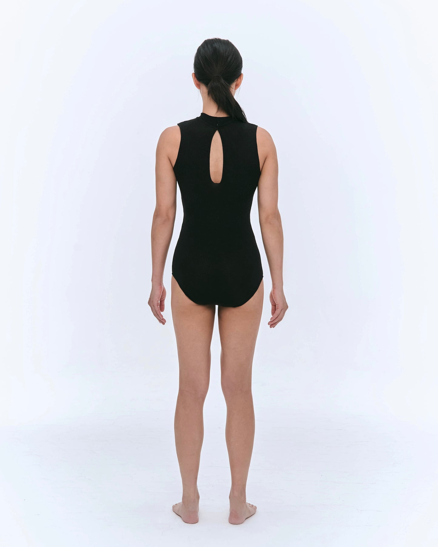 Stellar Mist Bodysuit-Black