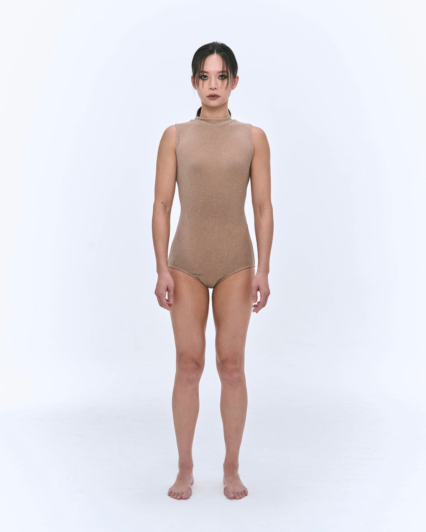 Stellar Mist Bodysuit-Nude