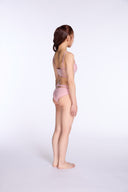 Andromeda Cross Mesh Top - Pink