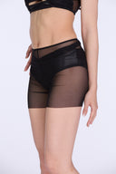 Nyx Mesh Overlay Shorts - Black