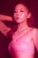 Andromeda Cross Mesh Top - Pink
