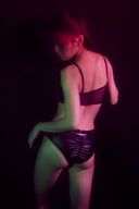 Andromeda Cross Mesh Bottom - Black