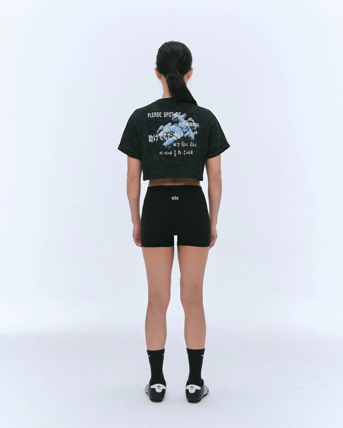 Cosmic Work Shorts-Black