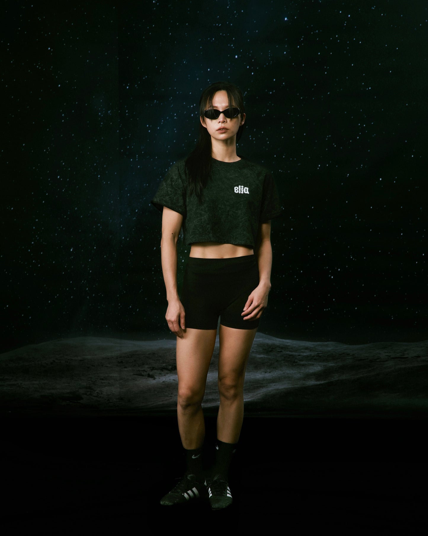 Cosmic Work Shorts-Black