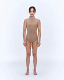 星霧紗光連身衣-裸色