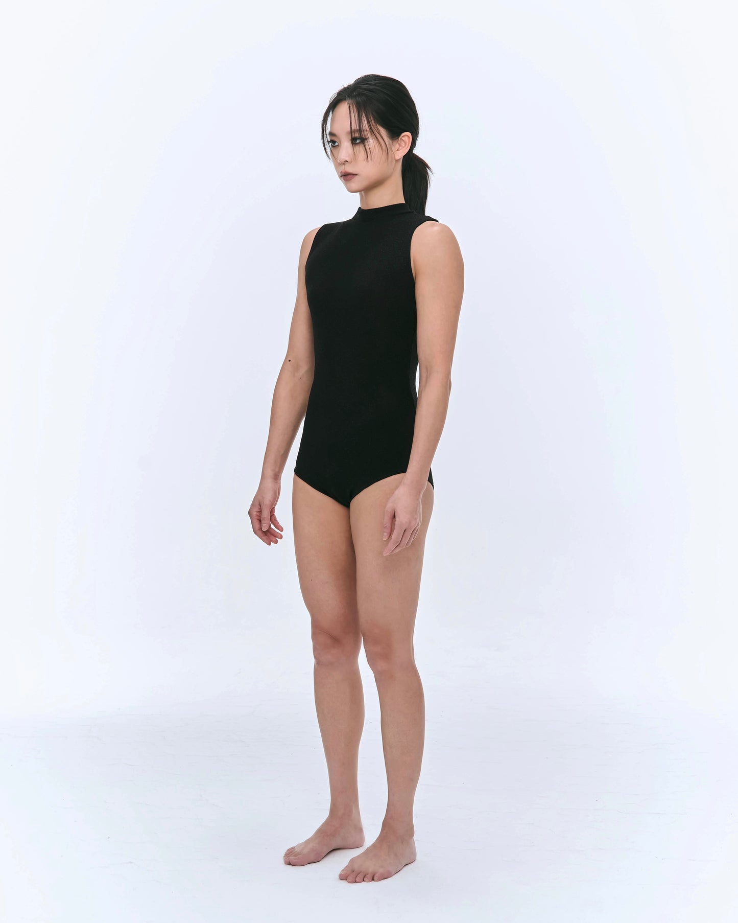 Stellar Mist Bodysuit-Black