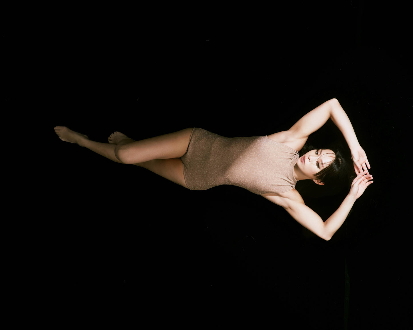 Stellar Mist Bodysuit-Nude