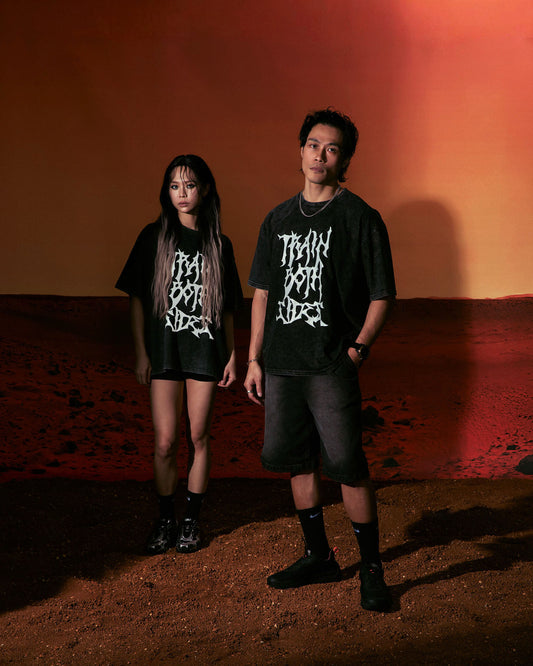 兩邊都練 水洗T-Shirt - 男女共款