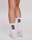 壓好你的腳背 止滑中筒襪